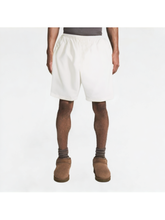Pleated Texture Solid Color Shorts