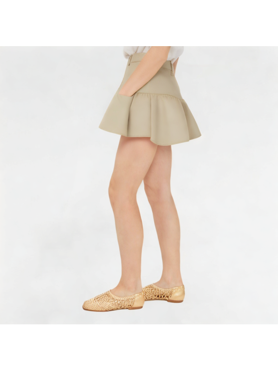 High-Waisted Age-Reducing Denim Skirt