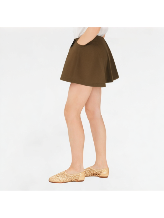 Temperamental And Fashionable A-Line Short Skirt
