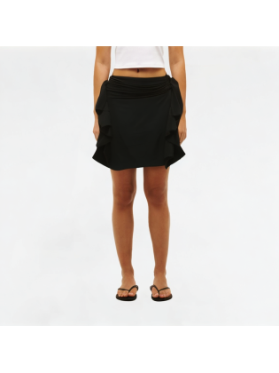 Asymmetrical Slim Short Skirt