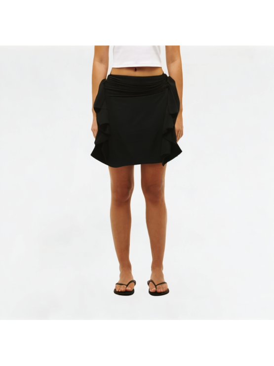 Asymmetrical Slim Short Skirt