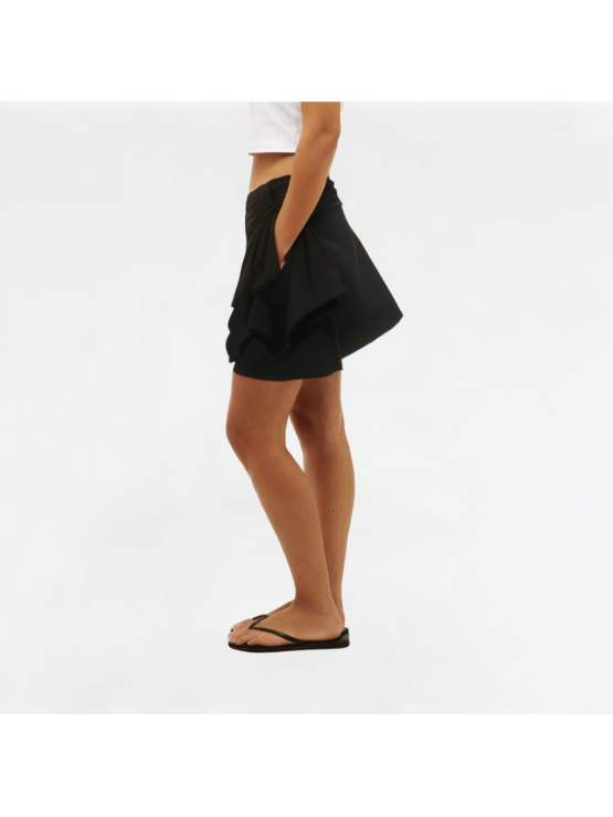 Asymmetrical Slim Short Skirt