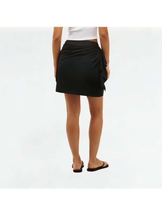 Asymmetrical Slim Short Skirt