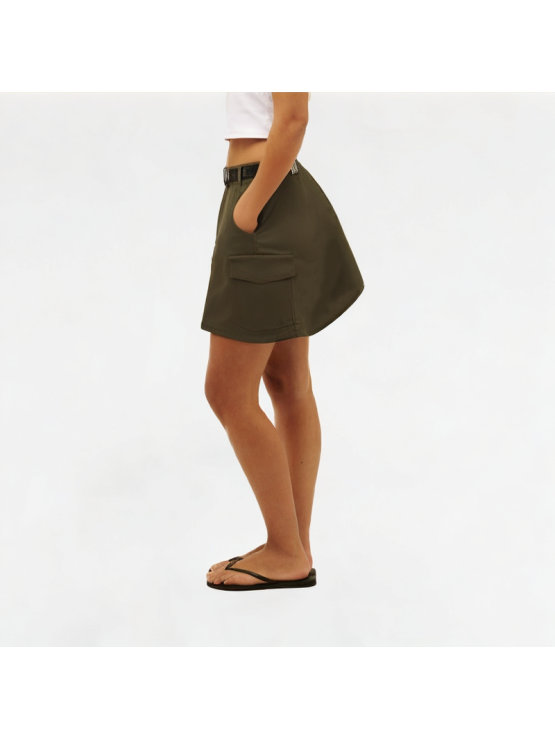 High-Waisted Slimming Workwear Skirt