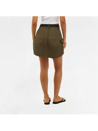 High-Waisted Slimming Workwear Skirt